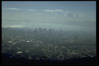 Kapstadt - Blick vom Tafelberg auf die Stadt -