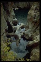 Pottholes im Blythe River Canyon