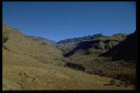 Sanipass -Auffahrt nach Lesotho-